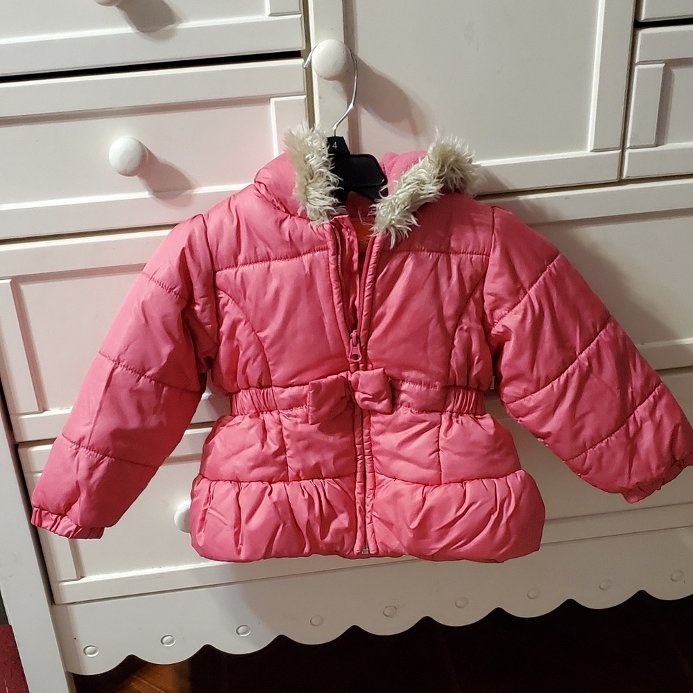 Litte girls Pink puffer jacket